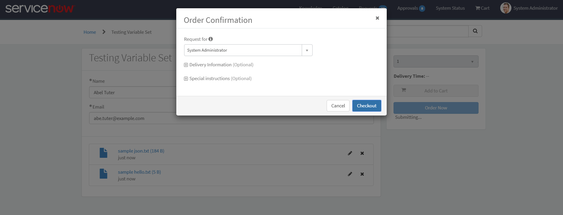 Verify Mandatory Attachments Count on Catalog Item ServiceNow Community