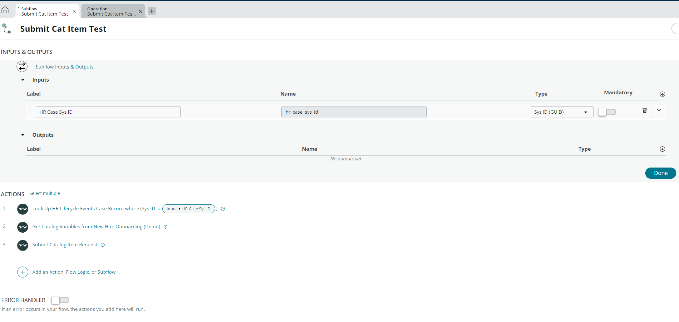 ERROR: The value for mandatory field ... - ServiceNow Community