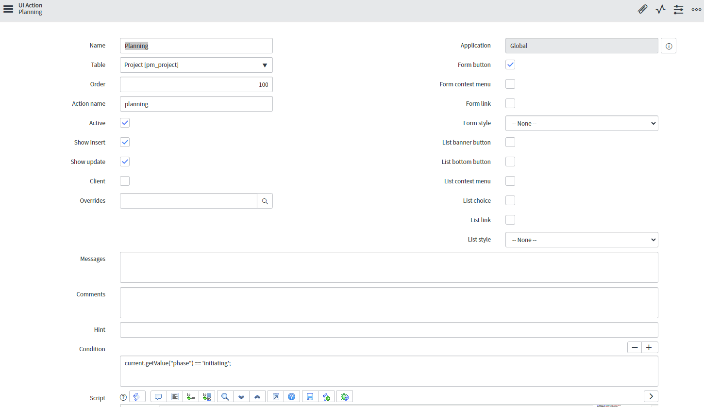 Solved: UI Action redirects to previous page - ServiceNow Community