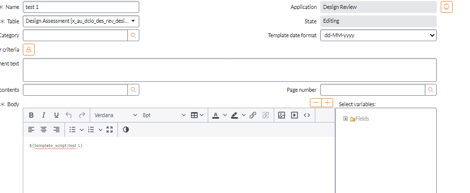 Servicenow Insert Template Script PDF preview of document template with script passe... - ServiceNow ...