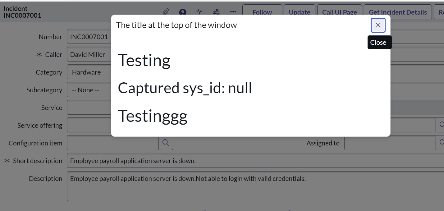 Solved: Fetching custom table record details in UI Page - ServiceNow ...