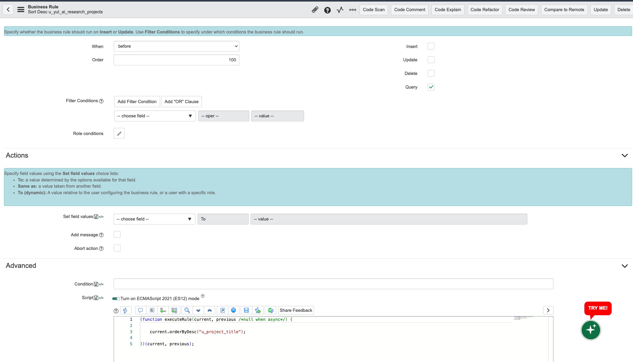 Solved: Sorting in descending order for reference type var... - Page 2 ...