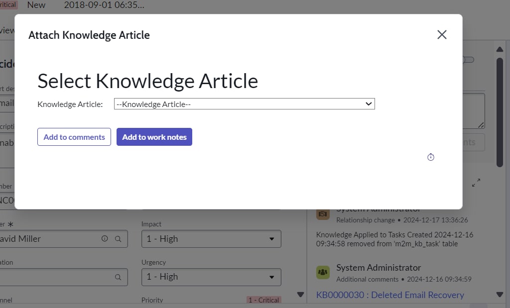 How to pass parameters from Workspace UI Action to... - ServiceNow ...