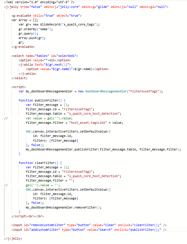 Creating Dynamic Content Block to Filter List Coll... - ServiceNow ...
