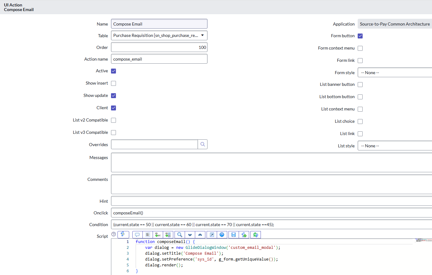 Solved: UI Action and UI Page - ServiceNow Community