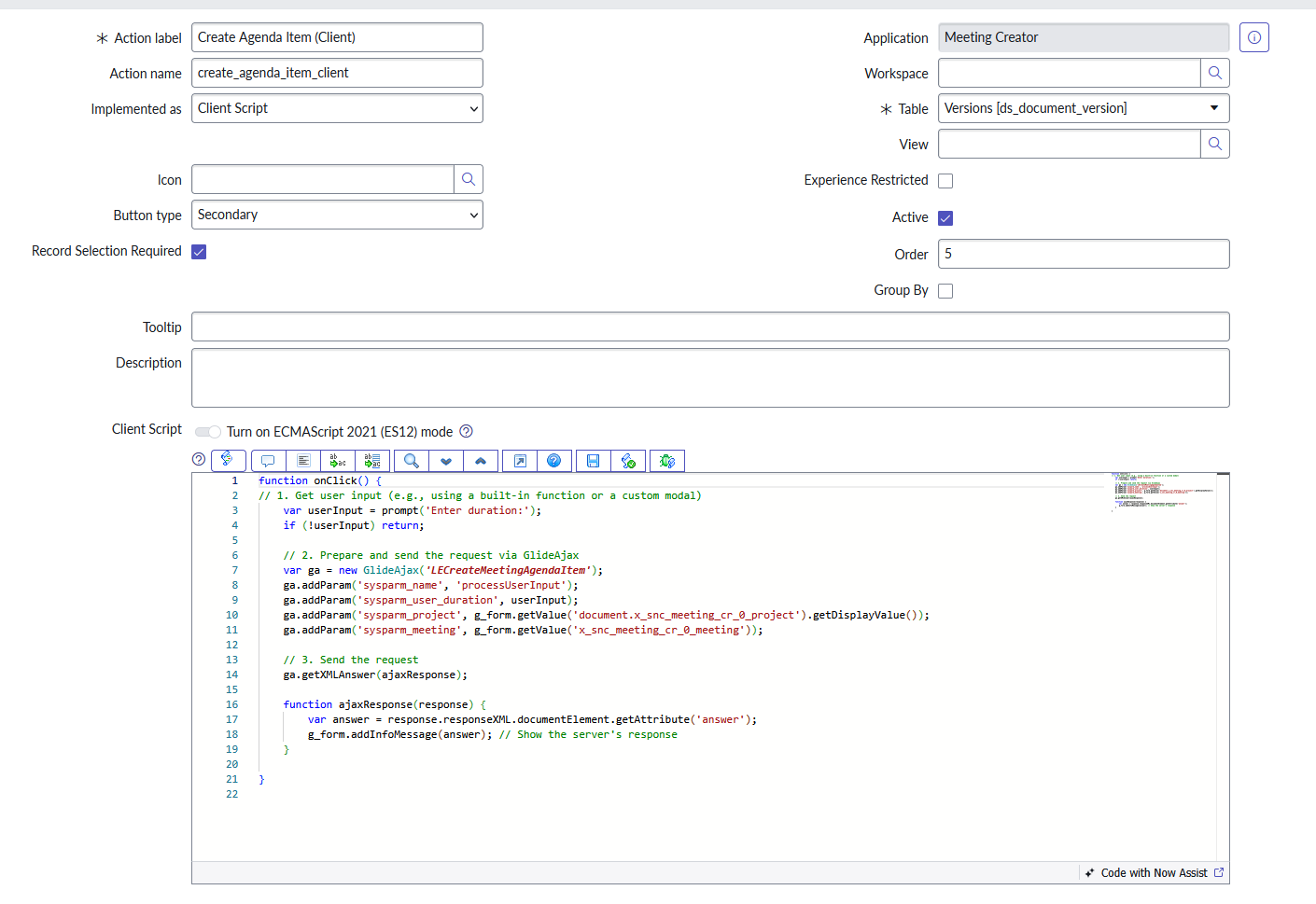 Solved: Calling Server script from Client script in Declar ...