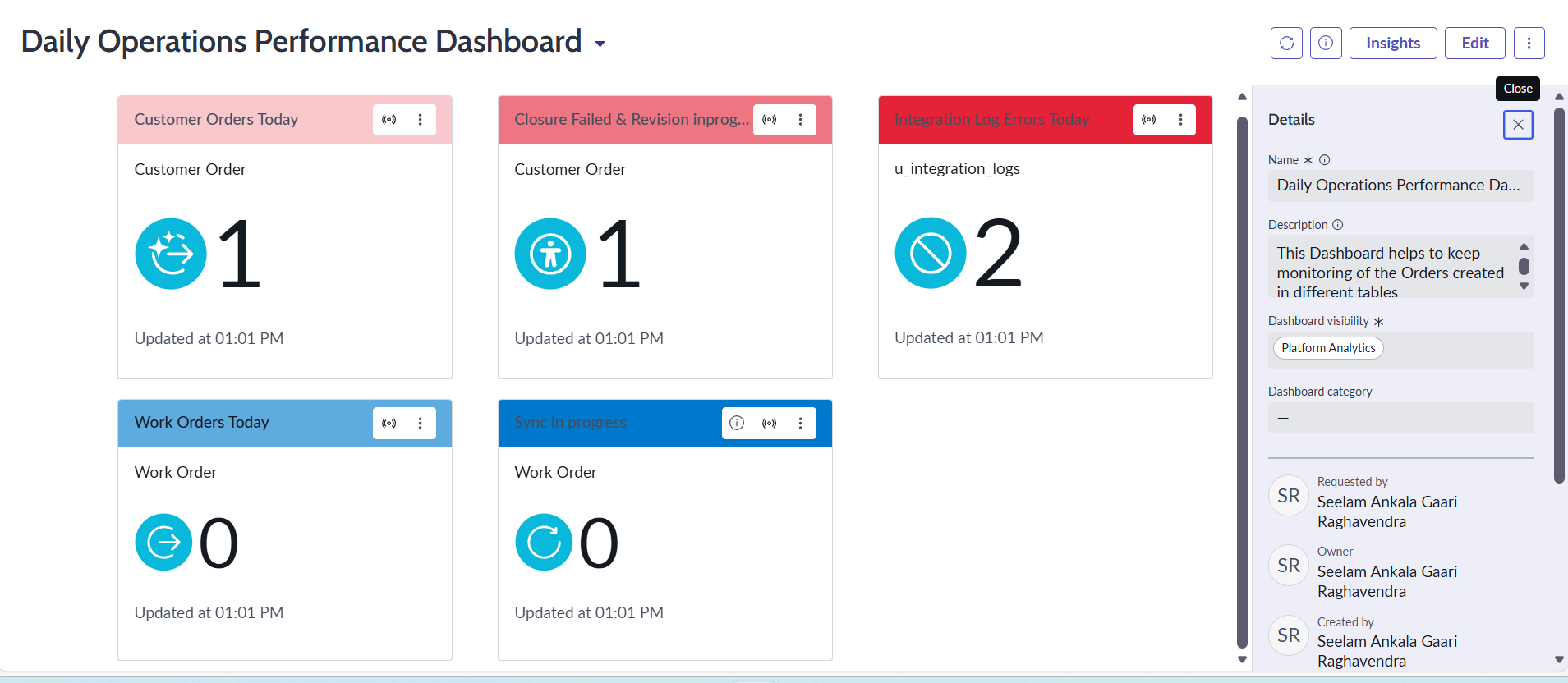 Servicenow Speedometer Solved: Dashboard Movement to Test Instance - ServiceNow Community