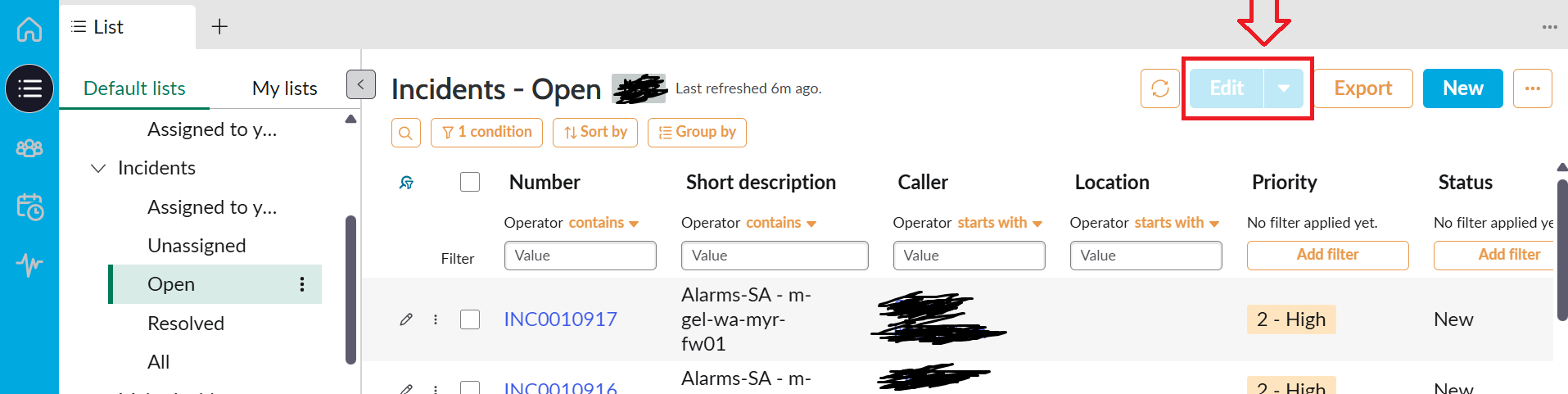 Edit UI action visible but greyed out for all user... - ServiceNow ...