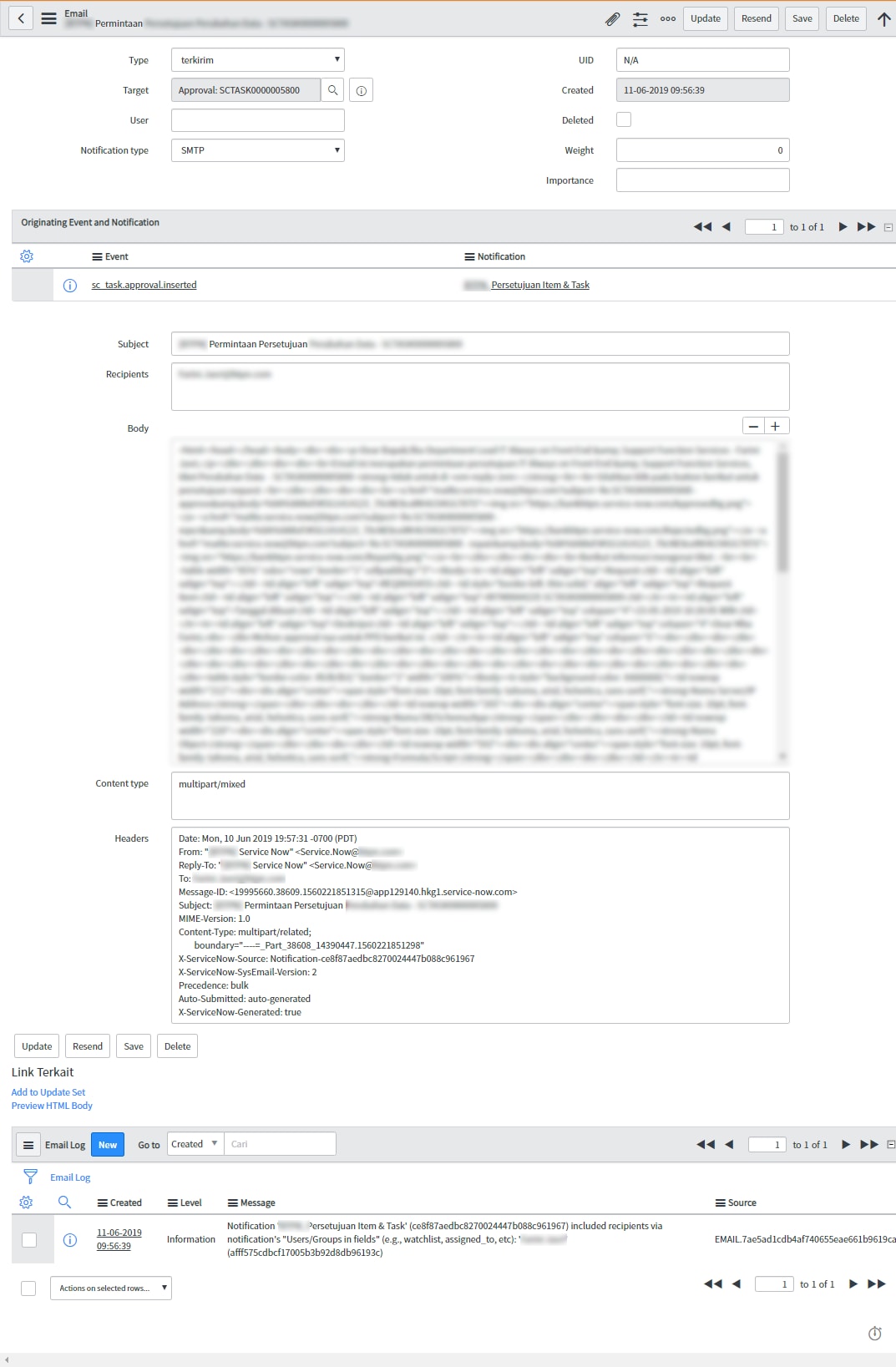 Email notification didnt delivered to user - Page 2 - ServiceNow Community
