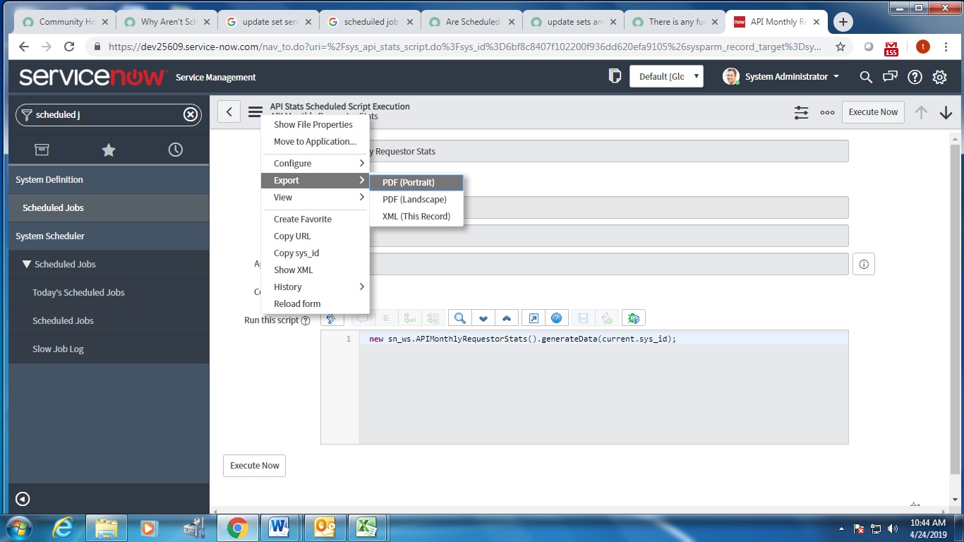 Why Aren't Scheduled Jobs Included in Update Sets? - ServiceNow Community