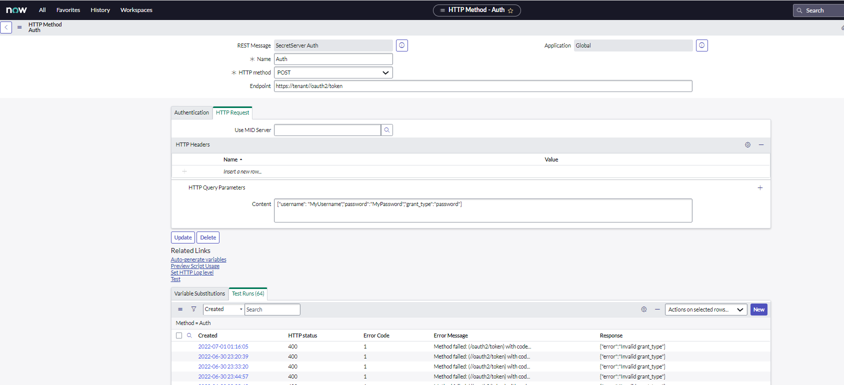 Solved: Getting 404 when trying to call a rest api - ServiceNow Community
