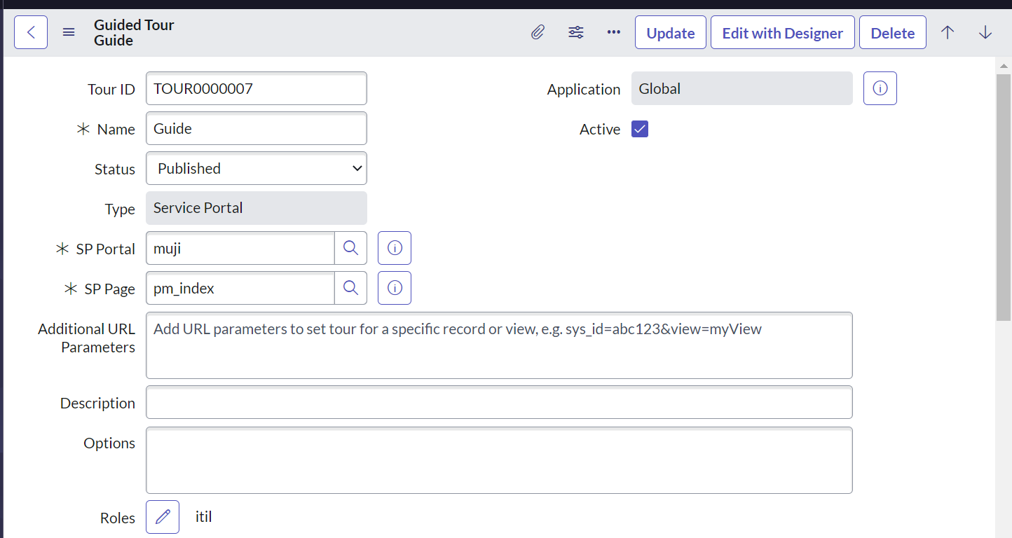 How to make guided tour show in the portal? - ServiceNow Community