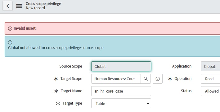 Solved: Read operation on table &lsquo;sn_hr_core_case&rsquo; from sco 