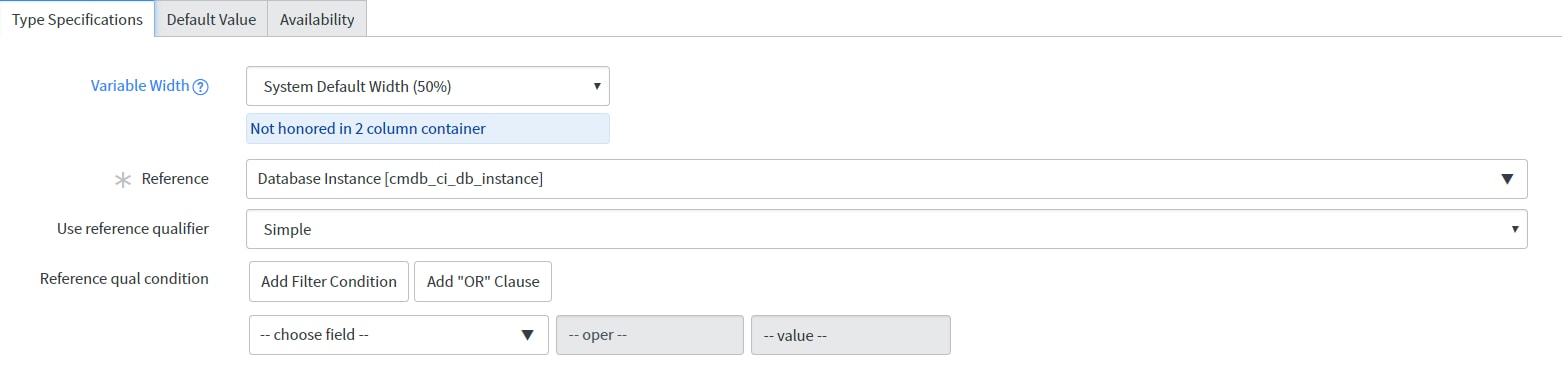 Reference field not showing all the options from t... - ServiceNow ...