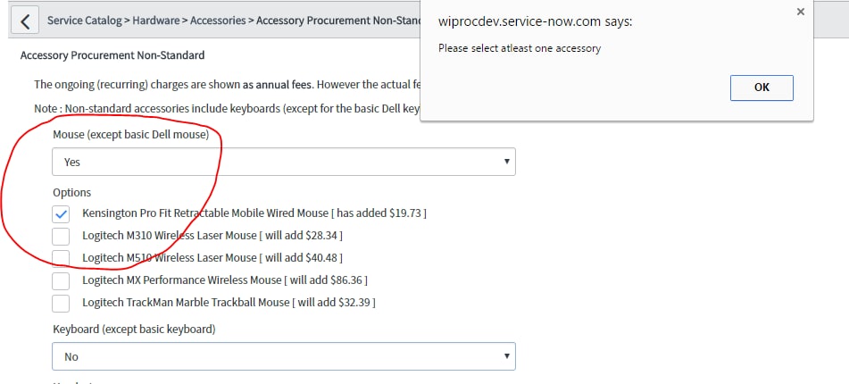 Catalog Client Script - onSubmit - ServiceNow Community