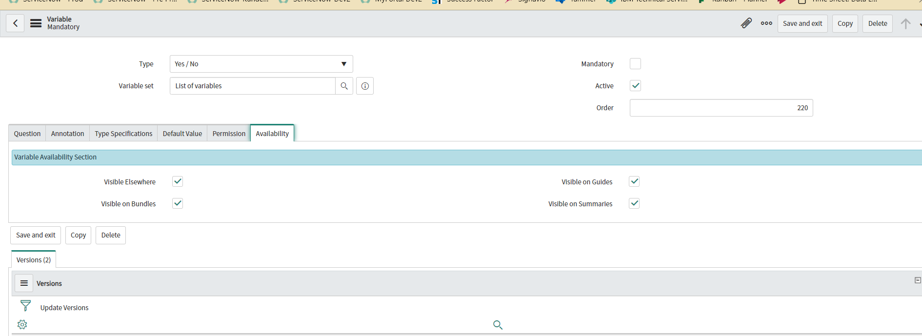MRVS details are not visible in the request form - ServiceNow Community