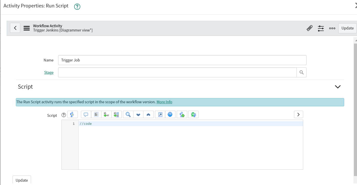 Solved: Re: How to run custom script in workflow run scrip ...