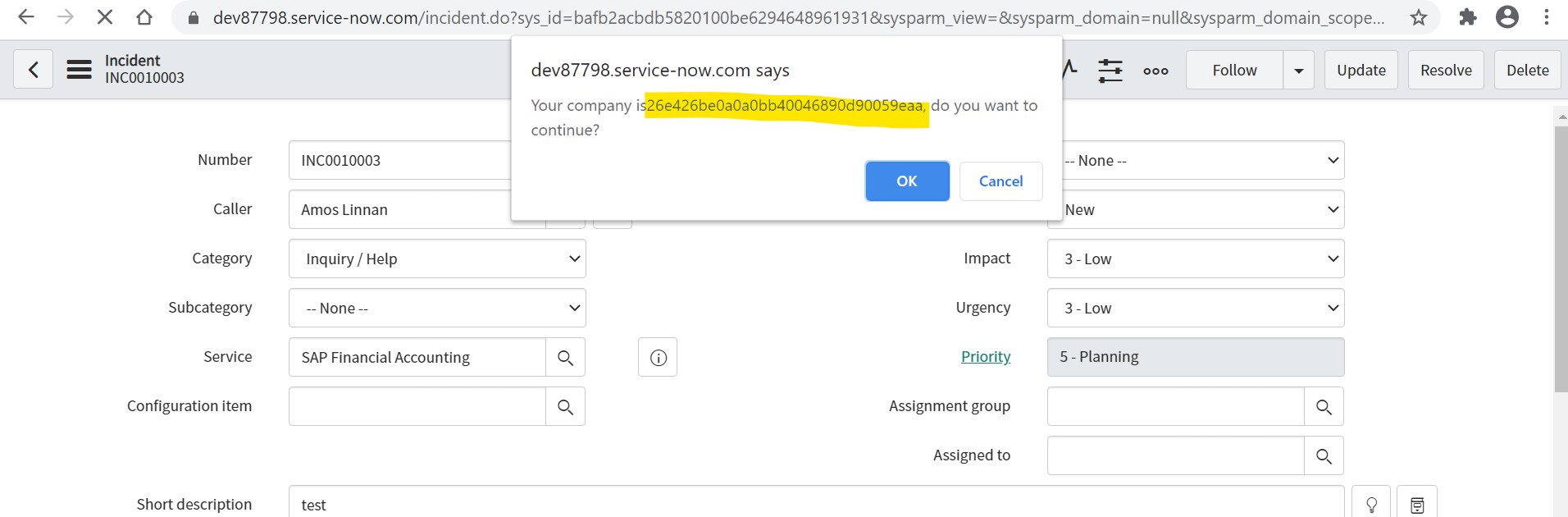 Solved: How to create a popup on incident form for a servi... - Page 3 ...