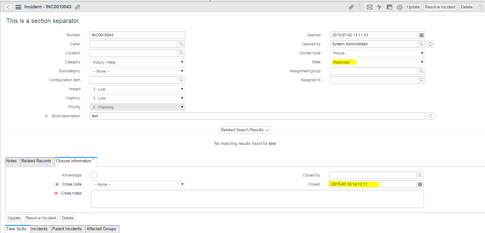 Solved: How to set due date using client script? - Page 2 - ServiceNow ...