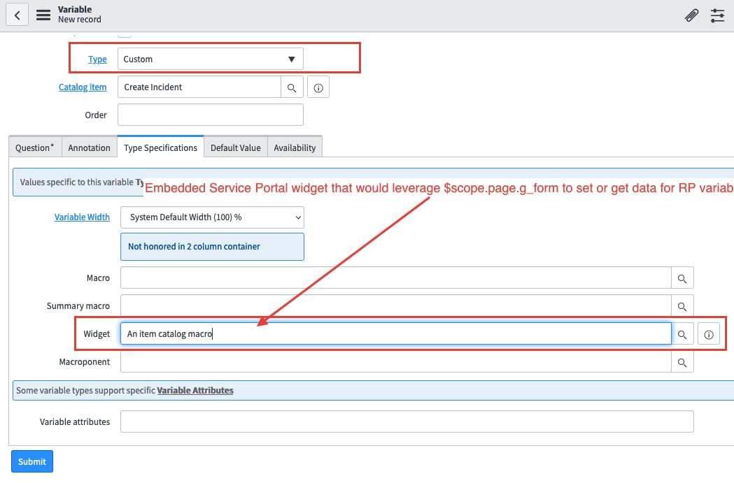 Solved: Set Portal widget RP variables - Page 2 - ServiceNow Community