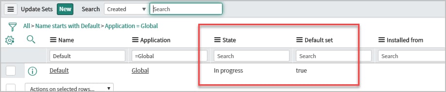 Solved: "Default 1" Updateset got created - ServiceNow Community