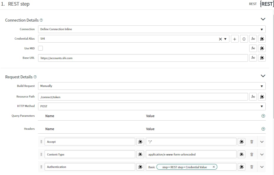 Solved Re Flow Designer with Rest step using Basic Authe