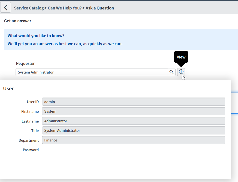 Service Portal: Specify which View displays when c... - ServiceNow ...