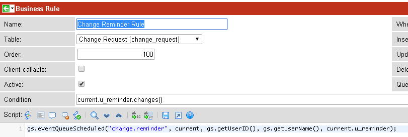 Solved: How to create a change request reminder - Page 8 - ServiceNow ...