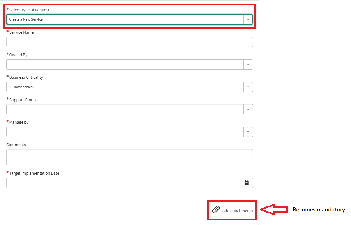 Make attachment mandatory based on a variable from... ServiceNow