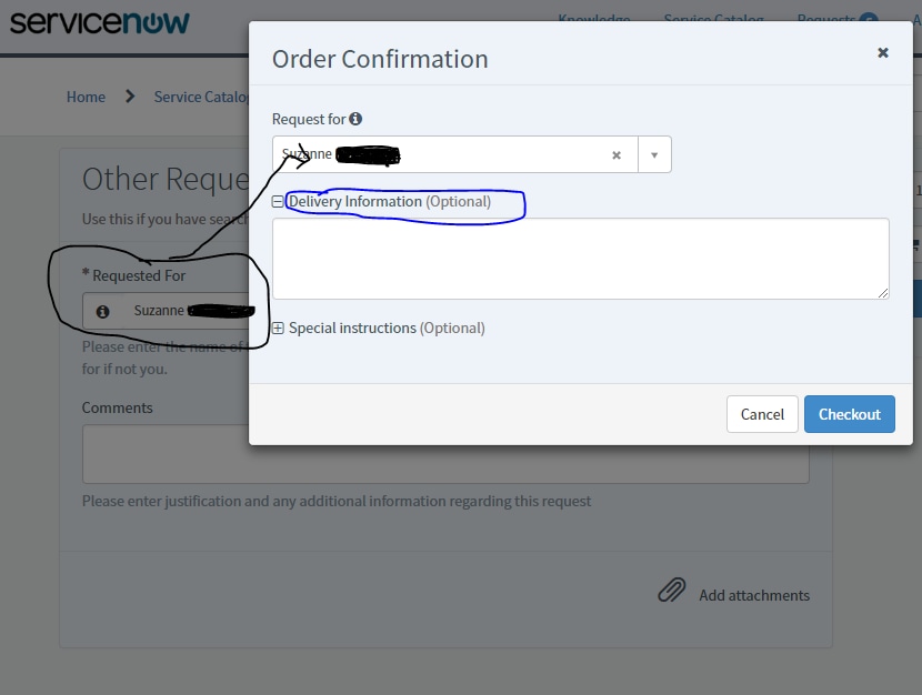 How do we update the Requested For in the Order Co... - Page 3 ...