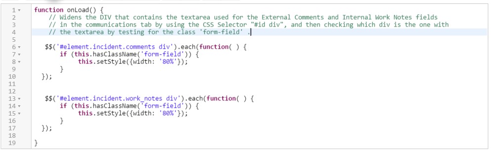 Solved: Client Scripts for OOB DOM Manipulation - ServiceNow Community