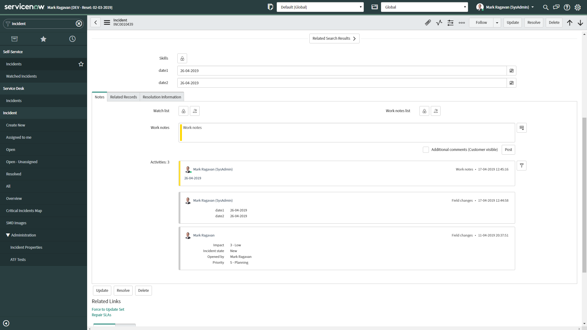 Solved: Adding date and time field value in work notes - ServiceNow ...