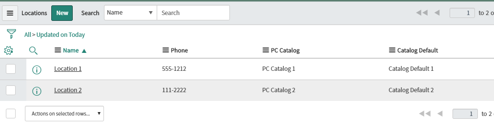 Need help getting data from location table to Cata... - ServiceNow ...