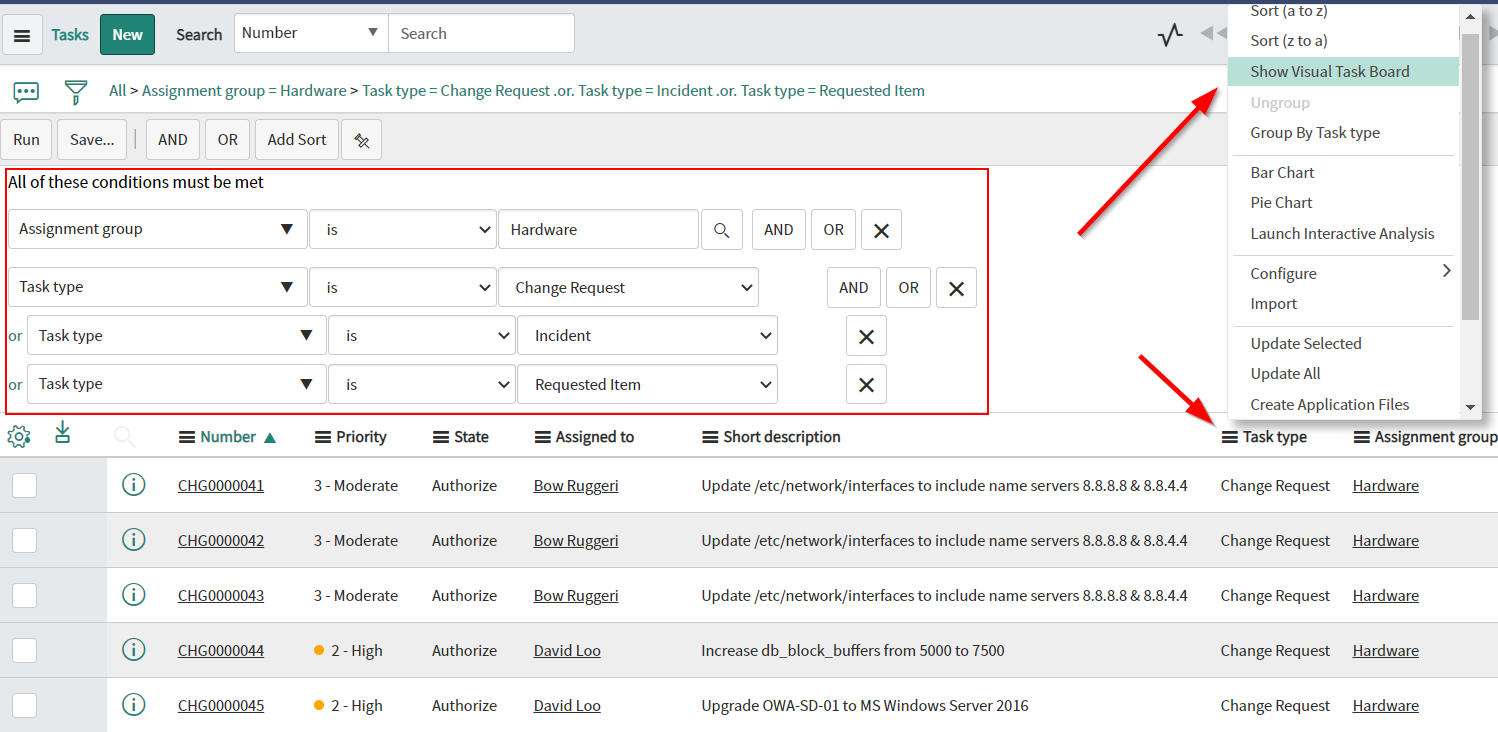 In service Now can we create a single visual task ... - ServiceNow ...