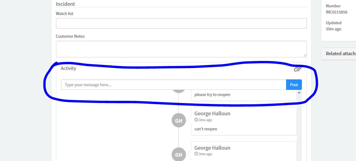 Disable the option to add comment directly from th... - ServiceNow ...