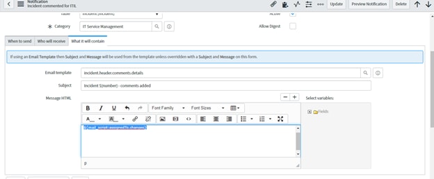 Event parameter and Notification email - ServiceNow Community