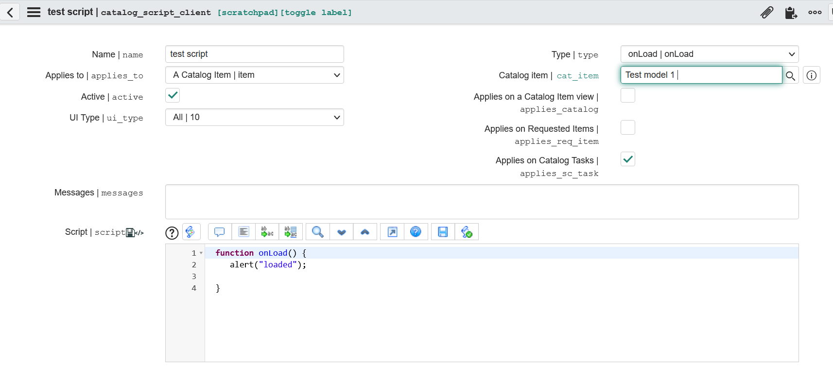catalog client script :Applies on Catalog Tasks - ServiceNow Community