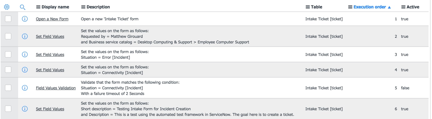 Automated Test Framework Set Field Values Failure - ServiceNow Community