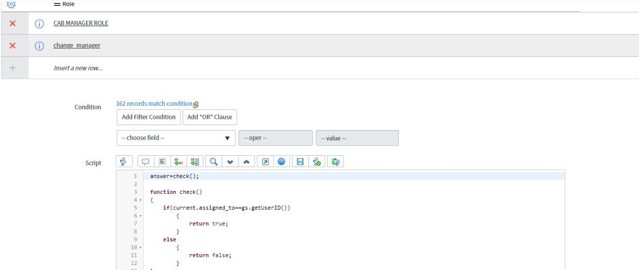 Solved: ACl for multiple roles not working - ServiceNow Community