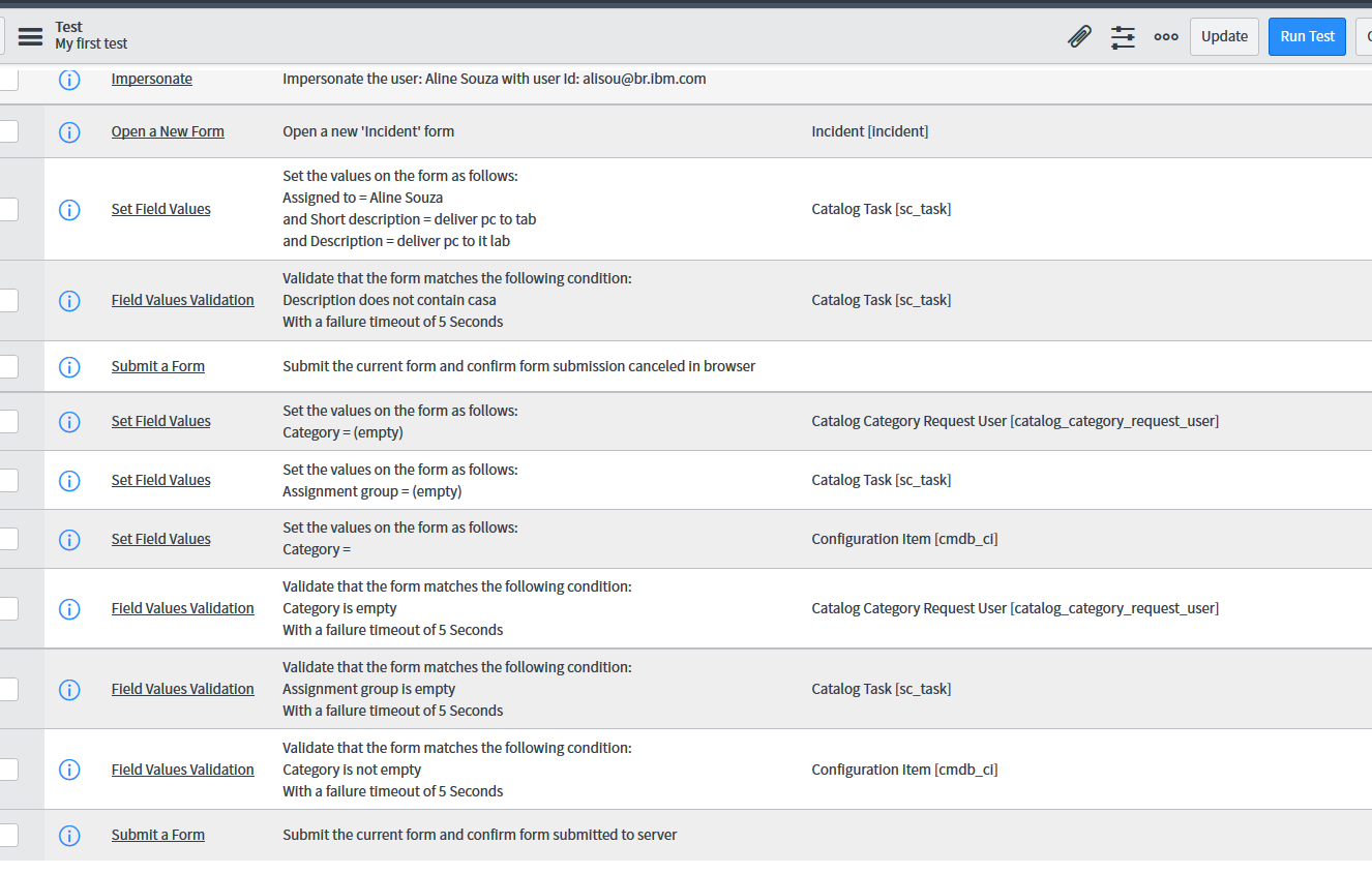 Solved: ATF error message - ServiceNow Community