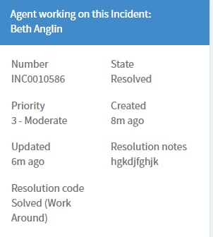 How to view the Resolution Notes in Service Portal... - ServiceNow ...