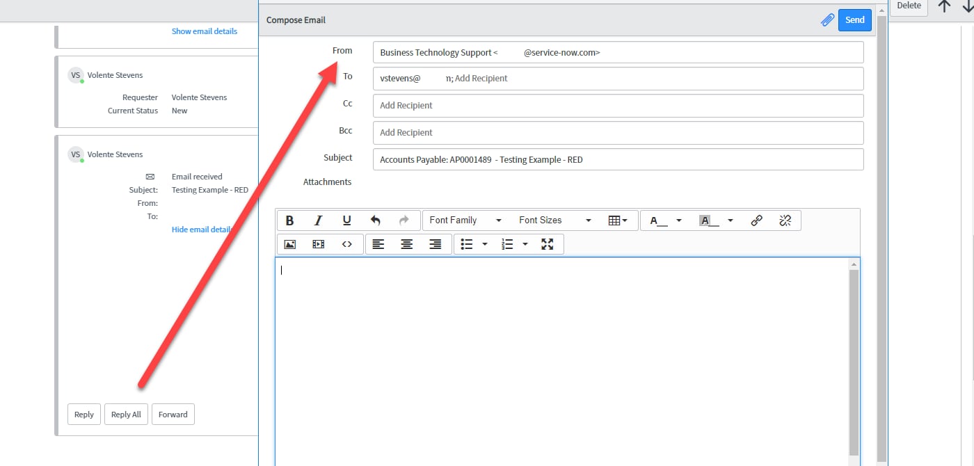 Solved: Re: Setting the From field on Reply-Received Clien ...