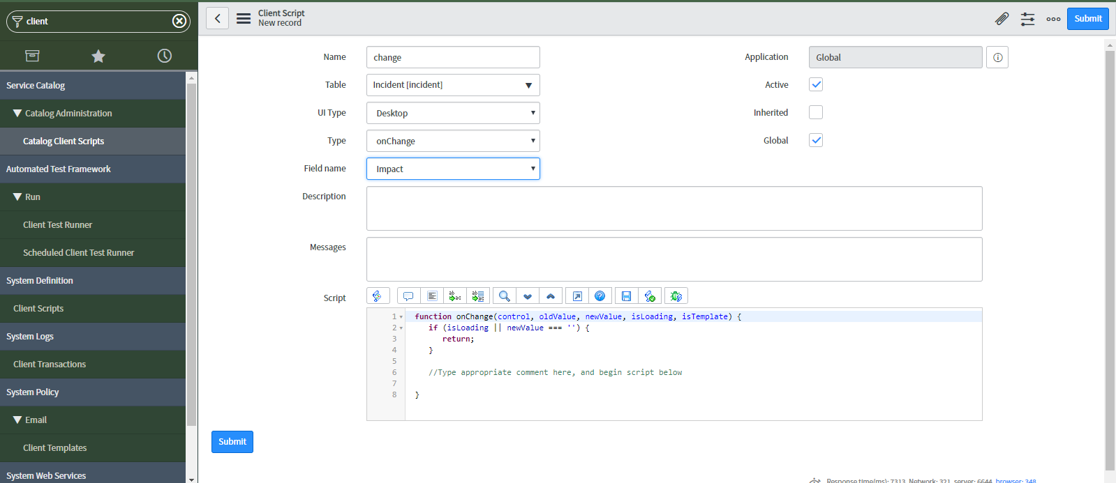 Solved: How to set Priority based on Category field? - ServiceNow Community