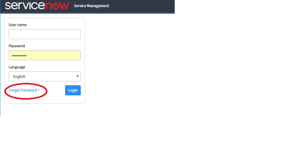 Solved: how to disable password reset menu on login screen - ServiceNow ...
