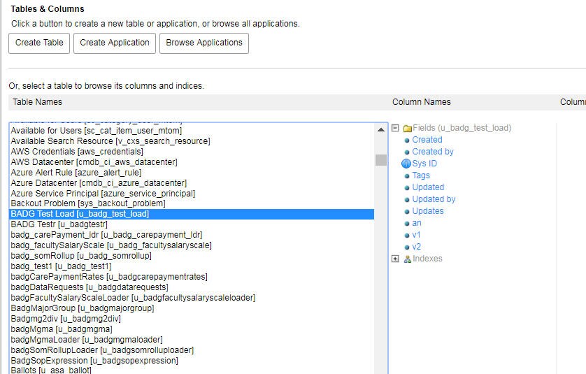 Solved: Table missing from Tables & Columns and Type Speci ...