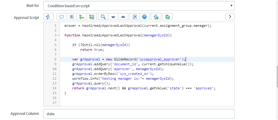 workflow is stuck at Approval-User Activity when u... - ServiceNow ...