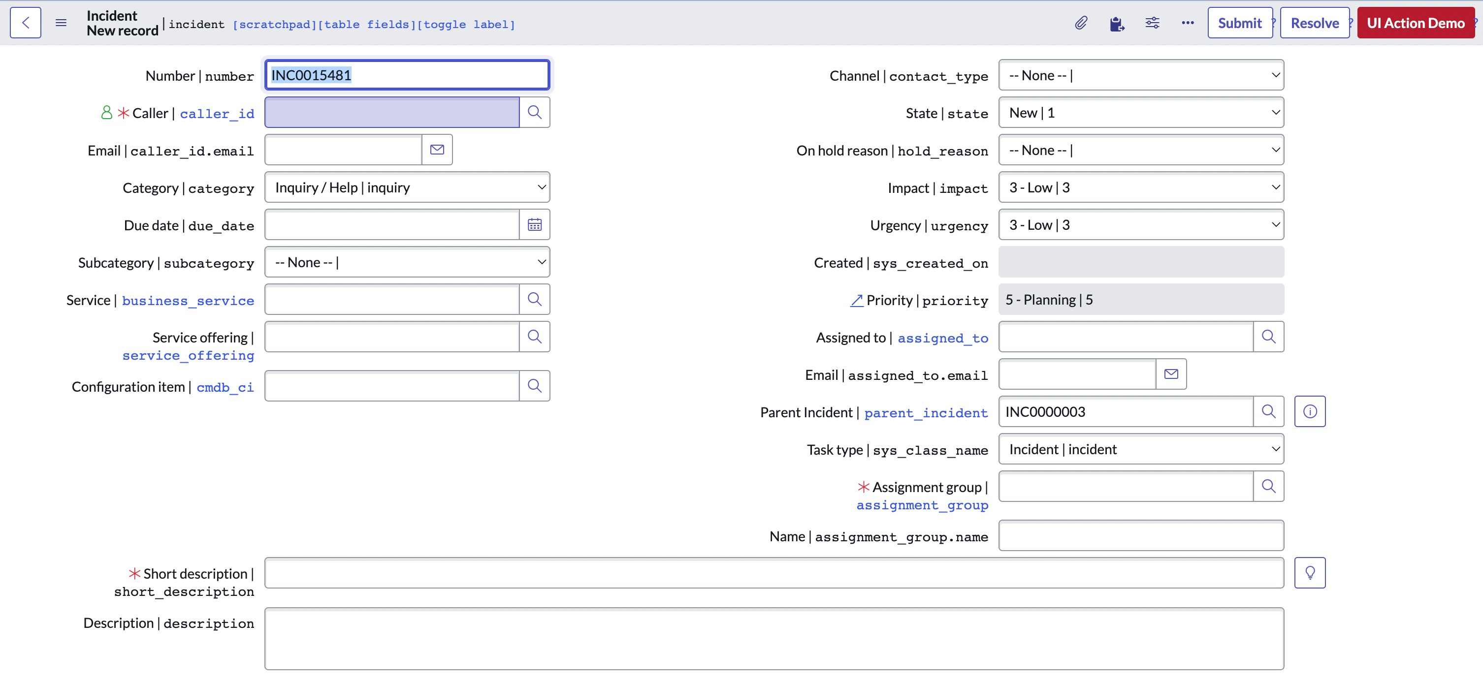 Create New record from Related list in Digital Por... ServiceNow