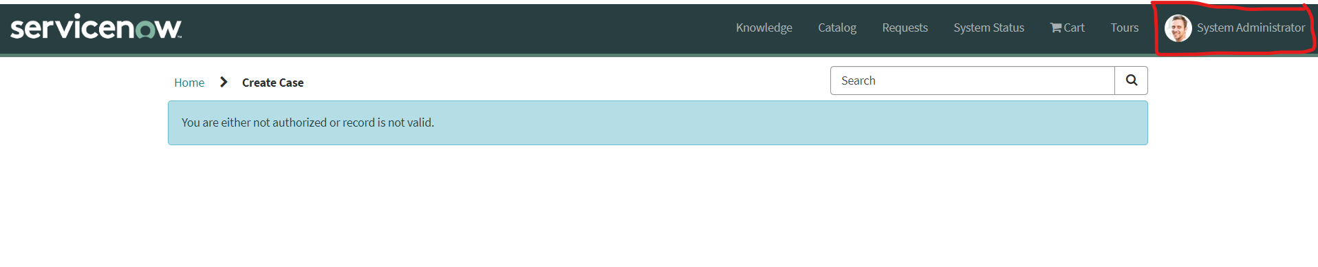 Solved: Re: Service Portal "You are either not authorized ...