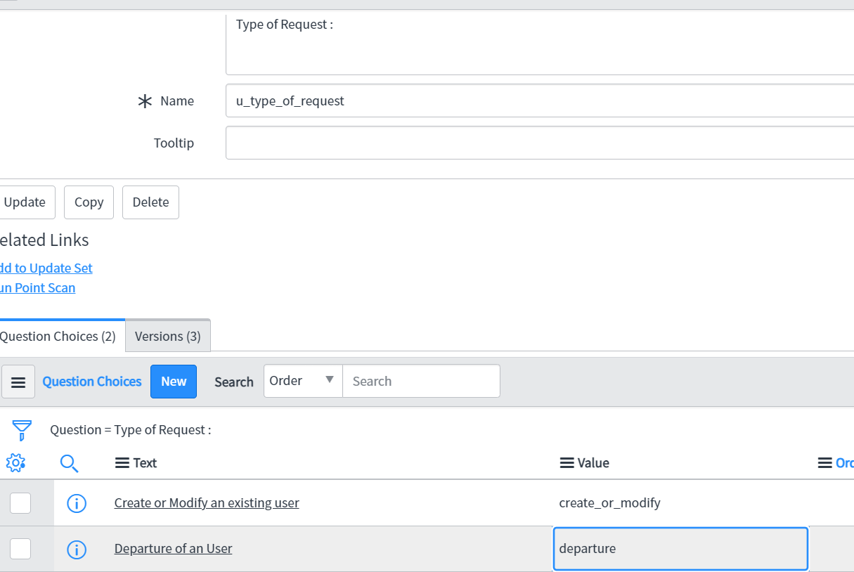 Solved: Multiple Choice display variable name label of an ...