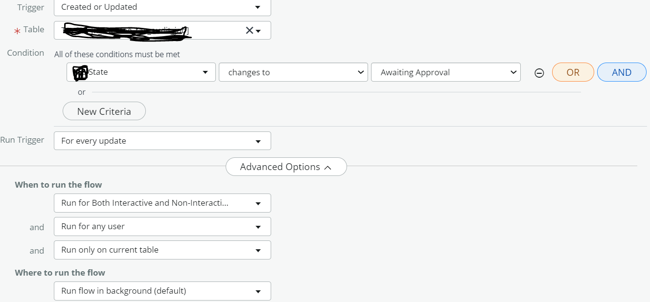 Solved Flow designer flow is not triggering and it's not